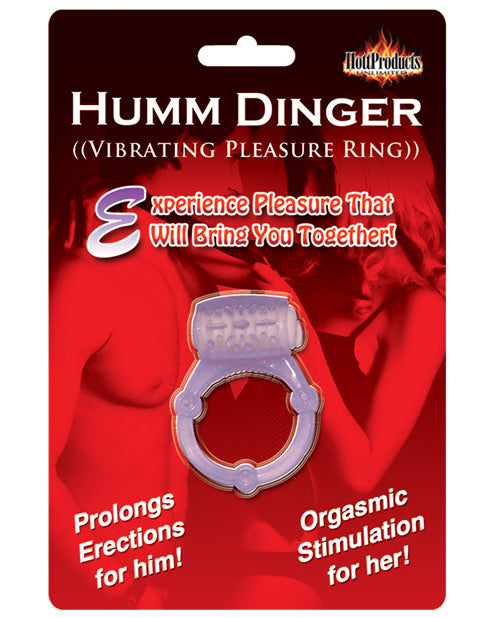 Humm Dinger Humm Dinger Vibrating Cockring - Purple