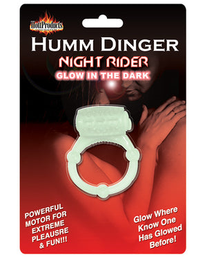 Humm Dinger Humm Dinger Vibrating Cockring - Glow in the Dark