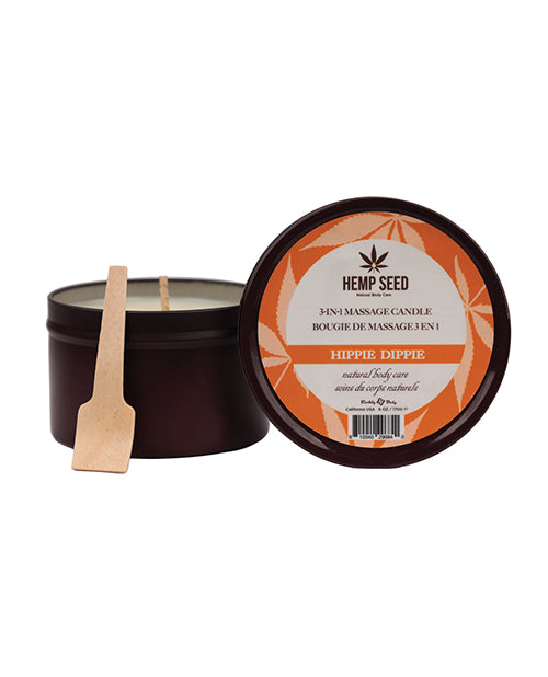 Earthly Body Earthly Body Summer 2024 3 in 1 Massage Candle - 6 oz Hippie Dippie