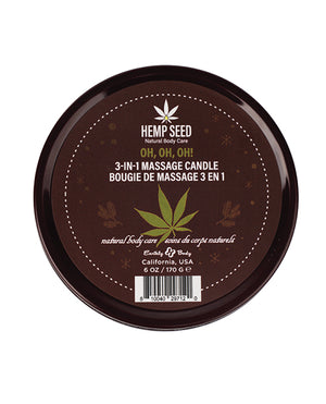 Earthly Body Earthly Body 2024 Holiday 3 in 1 Massage Candle - 6 oz Oh Oh Oh - Image 2