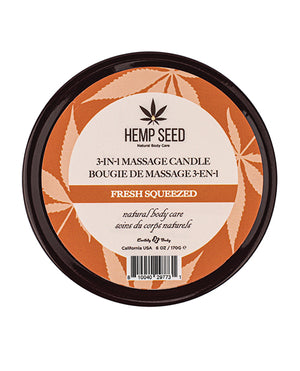 Earthly Body Summer 2025 3 in 1Massage Candle - 6 oz Fresh Squeezed - Image 2