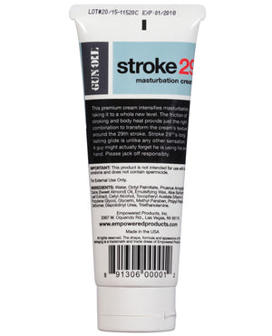 Stroke 29 Stroke 29 Masturbation Cream - 6.7 oz Tube - Image 2