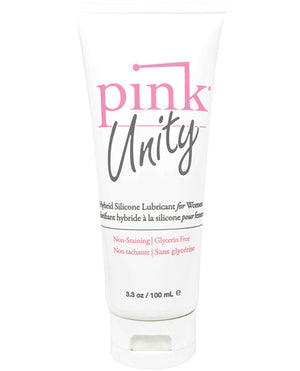 Pink Pink Unity Hybrid Silicone Based Lubricant - 3.3 oz Tube