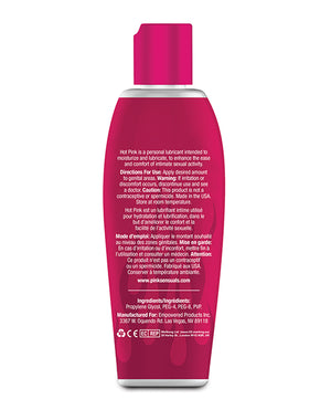Pink Hot Pink Lube - 4.7 oz Bottle - Image 2