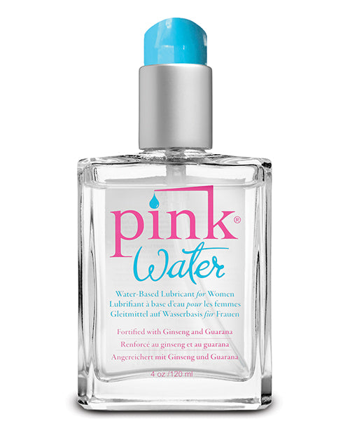Pink Pink Water Based Lubricant - 4 oz Bottle w/Pump - Image 2