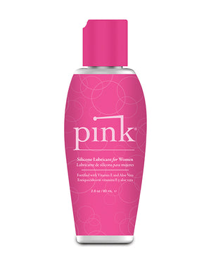 Pink Pink Silicone Lube - 2.8 oz Flip Top Bottle