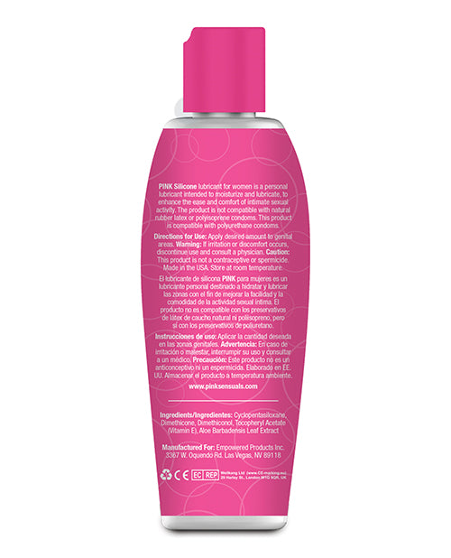 Pink Pink Silicone Lube - 4.7 oz Flip Top Bottle - Image 2
