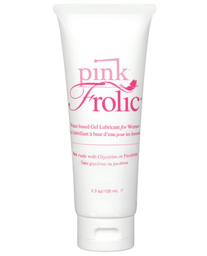 Pink Pink Frolic Gel Lubricant - 3.3 oz Flip Top Tube