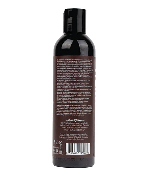 Earthly Body Earthly Body Massage &amp; Body Oil - 8 oz Zen Berry Rose - Image 2