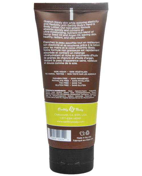 Earthly Body Earthly Body Hand &amp; Body Lotion - 7 oz Tube Nag Champa - Image 2