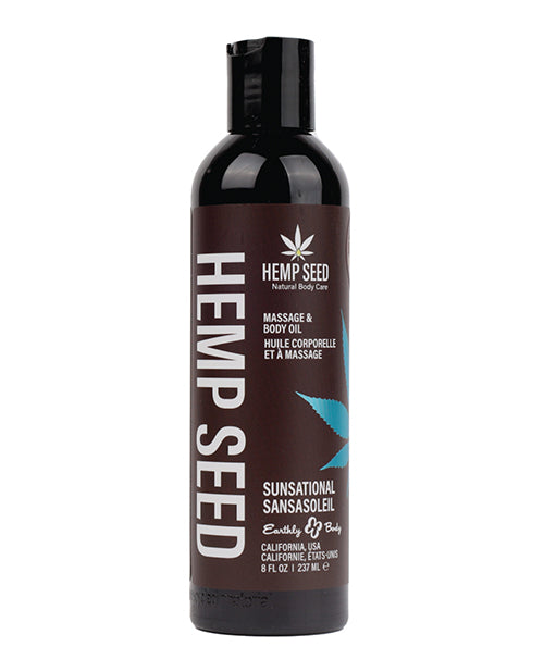 Earthly Body Earthly Body Massage &amp; Body Oil - 8 oz Sunsational