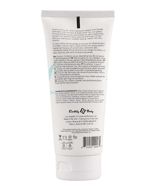 Earthly Body Earthly Body Hand &amp; Body Lotion - 7 oz Tube Tropical Monoi - Image 2