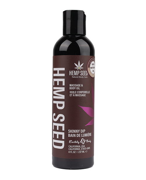 Earthly Body Earthly Body Massage &amp; Body Oil - 8 oz Skinny Dip