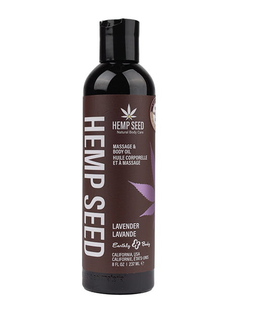 Earthly Body Earthly Body Massage &amp; Body Oil - 8 oz Lavender