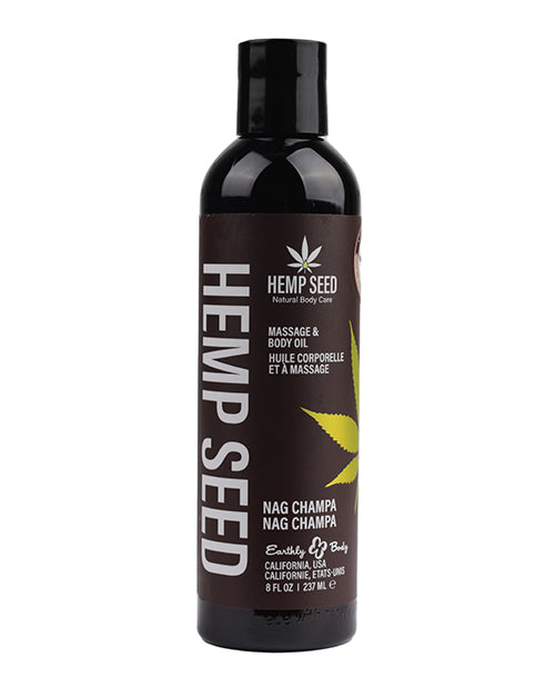 Earthly Body Earthly Body Massage &amp; Body Oil - 8 oz Nag Champa