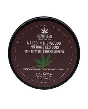 Earthly Body Earthly Body Hemp Seed Skin Butter - 8 oz Jar Naked in the Woods - Image 2
