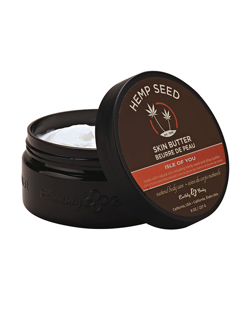 Earthly Body Earthly Body Hemp Seed Skin Butter - 8 oz Jar Isle of You