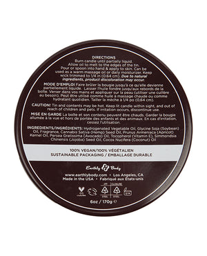 Earthly Body Earthly Body Suntouched Hemp Candle - 6 oz Round Tin High Tide - Image 3