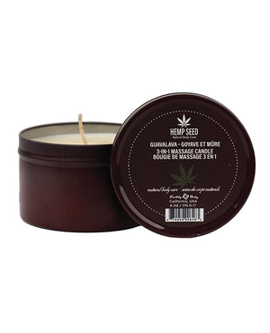 Earthly Body Earthly Body Suntouched Hemp Candle - 6 oz Round Tin Guavalava