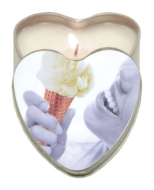 Earthly Body Earthly Body Suntouched Hemp Edible Candle - 4.7 oz Heart Tin Vanilla