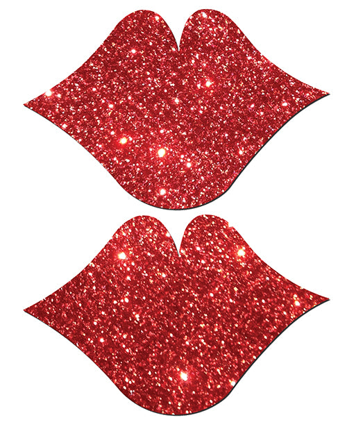 Pastease Pastease Glitter Lips - Red O/S