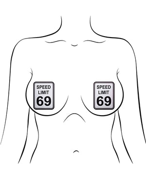 Pastease Pastease Premium Speed Limit 69 - White/Black O/S - Image 3