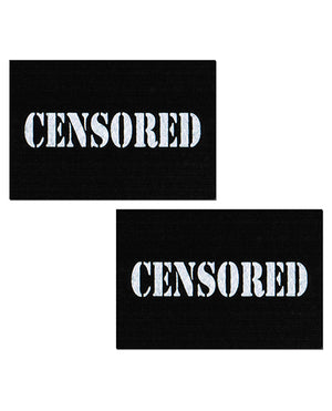 Pastease Pastease Censored Pastie - Black/White O/S - Image 2