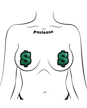 Pastease Pastease Premium Glitter Dollar Sign - Green O/S - Image 3