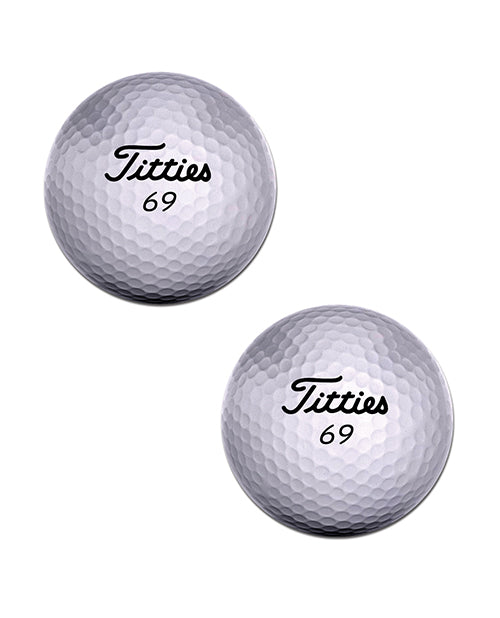 Pastease Pastease Titties Golf Ball - Black/White O/S - Image 2