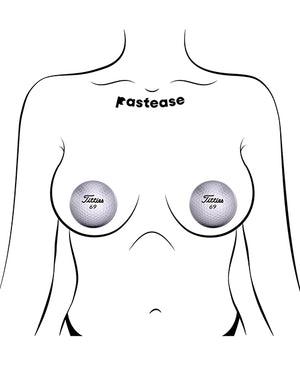 Pastease Pastease Titties Golf Ball - Black/White O/S - Image 3