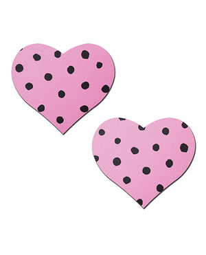 Pastease Heart w/Polka Dot - Pink/Black O/S - Image 2