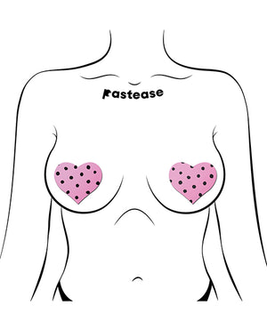 Pastease Heart w/Polka Dot - Pink/Black O/S - Image 3