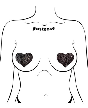 Pastease Pastease All Sparkle Heart - Black O/S - Image 3