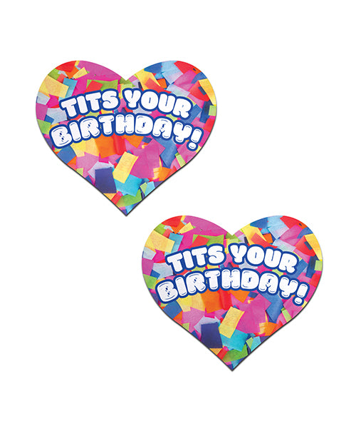 Pastease Pastease Tits Your Birthday! Heart - Multi-Color O/S - Image 2