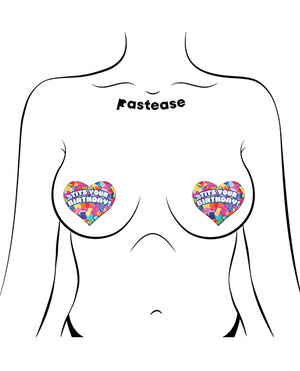 Pastease Pastease Tits Your Birthday! Heart - Multi-Color O/S - Image 3