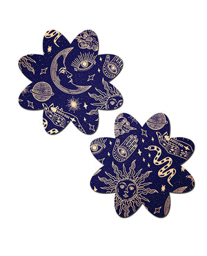 Pastease Midnight Celestial Sun & Moon Petal - Black/White O/S - Image 2