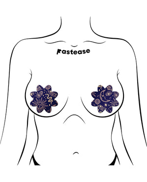 Pastease Midnight Celestial Sun & Moon Petal - Black/White O/S - Image 3