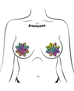 Pastease Cheetah Leopard Print Petal - Rainbow O/S - Image 3