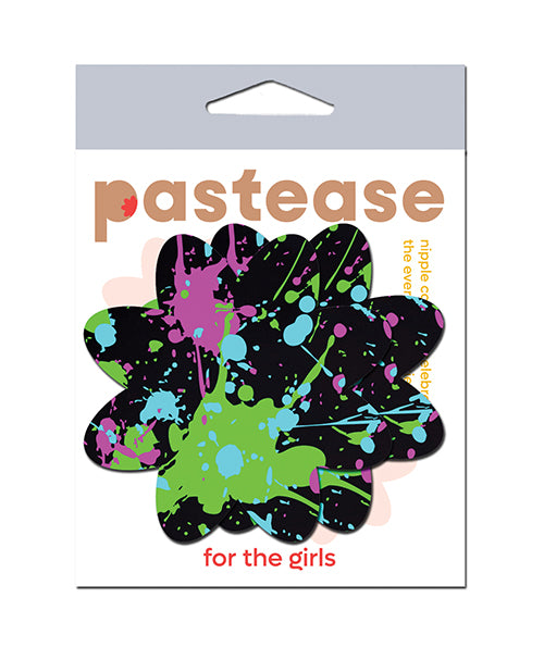 Pastease Pastease Vibrant Neon Paint Splatter Petal - Multi-Color O/S