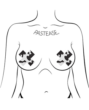 Pastease Pastease Premium Plus X Cow Print Cross - Black/White O/S - Image 3