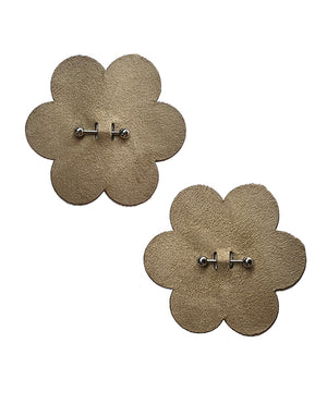 Pastease Pastease Pierced Flower Breast Petal w/Barbell Piercing - Nude O/S - Image 2