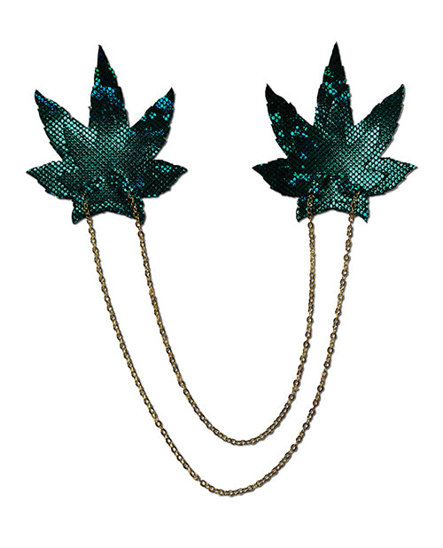 Pastease Pastease Chains Disco Weed Leaf - Green O/S - Image 2