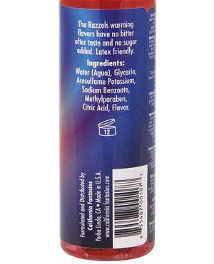 Razzels Razzels Warming Lubricant - 4 oz Kissable Cherry - Image 2