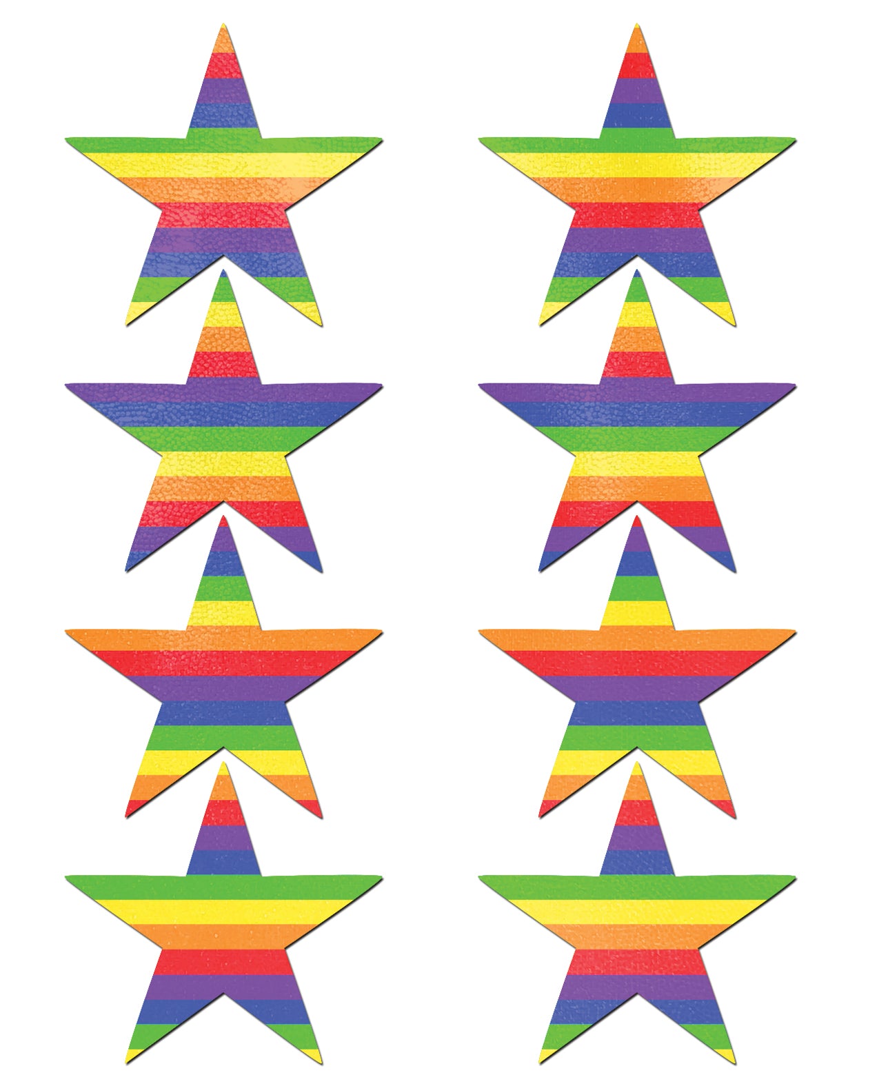 Pastease Pastease Mini Rainbow Stars - Pack of 8 O/S