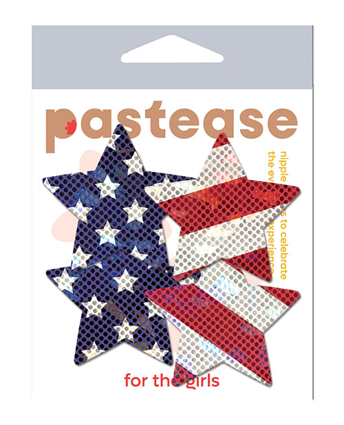 Pastease Pastease Premium Petites Glittering Stars &amp; Stripes - Red/White/Blue O/S