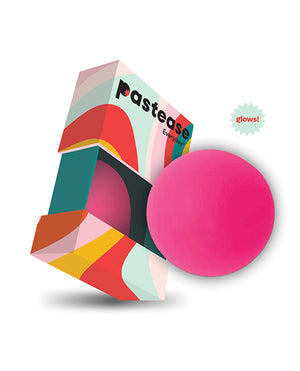Pastease HALOS Silicone Nipple Covers w/Travel Box - Neon Pink A-C Cup 10 or More Uses - Image 3