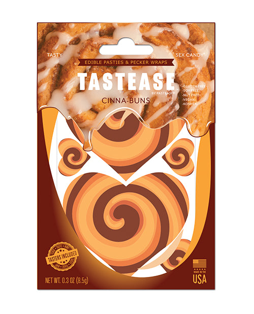 Pastease Pastease Tastease Edible Pasties &amp; Pecker Wraps - Cinna-Buns O/S