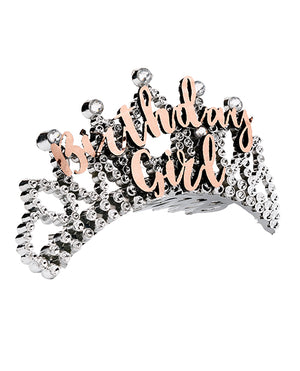 OMG International Birthday Girl Tiara - Rose Gold - Image 2