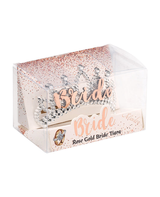 OMG International Bride Tiara - Rose Gold - Image 2