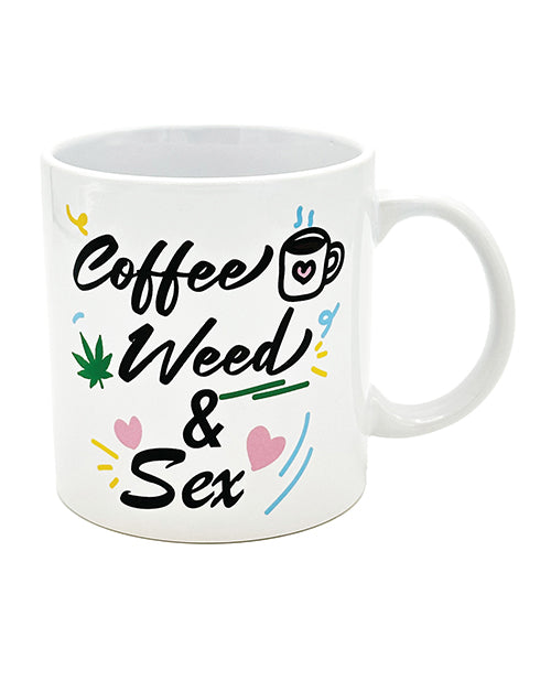 Island Dogs Attitude Mug Coffee, Weed &amp; Sex - 22 oz